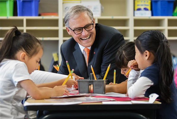 Inslee on education funding: What governor has — and hasn’t — accomplished