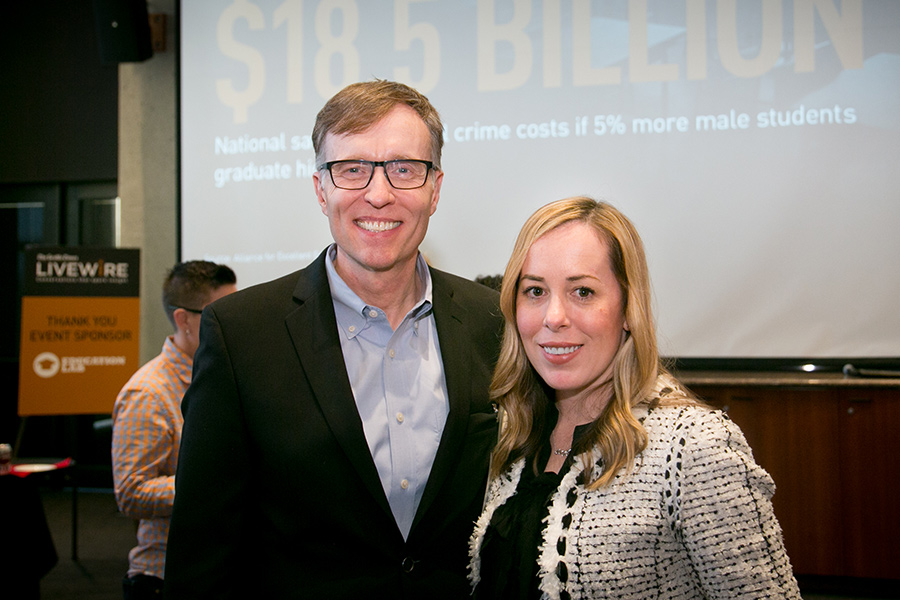 Former Washington State Attorney General Rob McKenna and CEO of HumanPoint Amy Hedin.