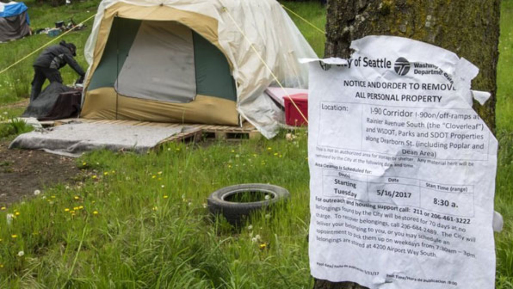 Seattle officials at odds on how many homeless get shelter after camps cleared